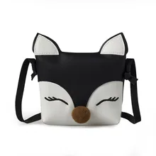 Детская школьная сумка тенденции моды девушка Наплечная Сумка с мультяшным милым животным сумка новые милые колготки с изображением лисы Детские Аксессуары для младенцев