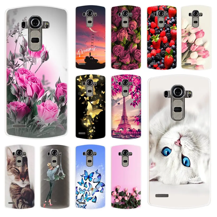 Мягкий ТПУ чехол для LG G4 с 3D рельефным рисунком H818 H810 H815 силиконовый Fundas G 4 обложки
