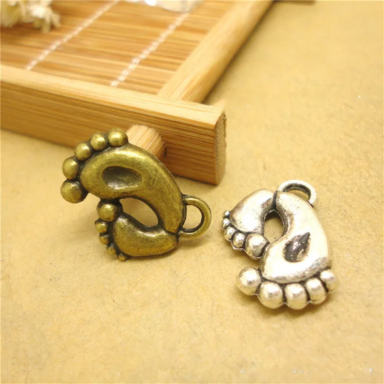 Hot selling 6 pieces/lot 19mm*13mm Antique Silver plated or bronze feet