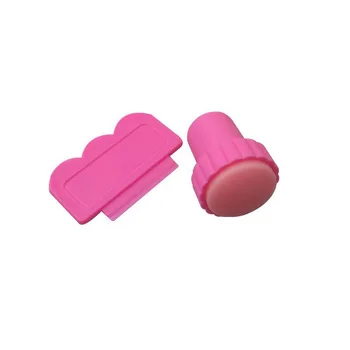 Pink Image Plate Scraping Knife Nail Art Stamping Plates Stamps Nail Polish Tool Salon Artist Nail Tools Printing Stamping Plate