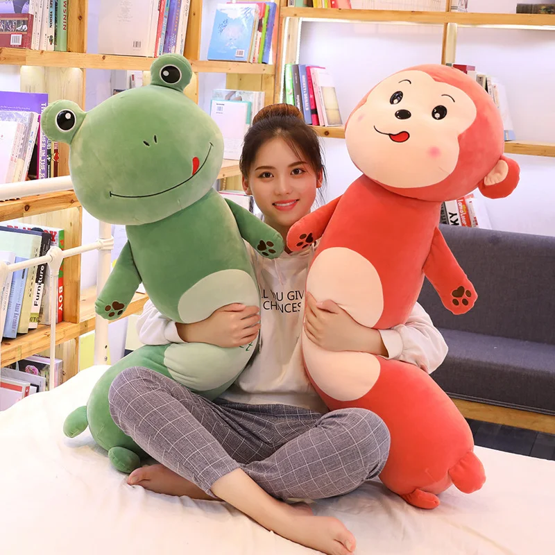 50-110cm Long Monkey Rabbit Lion Pillow Plush Toy Soft Cushion Stuffed Animal Doll Sleep Sofa Bedroom Decor Cute Gifts For Kids 50-110cm Long Monkey Rabbit Lion Pillow Plush Toy Soft Cushion Stuffed Animal Doll Sleep Sofa Bedroom Decor Cute Gifts For Kids