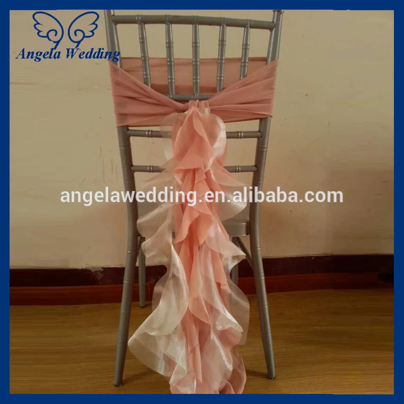 Ch010c Wholesale Nice Cheap Chiffon And Organza Dusty Pink Ruffled Wedding Chair Cover With Sashes Chair Bed For Kids Cover Chairchair Covers For Wedding Aliexpress