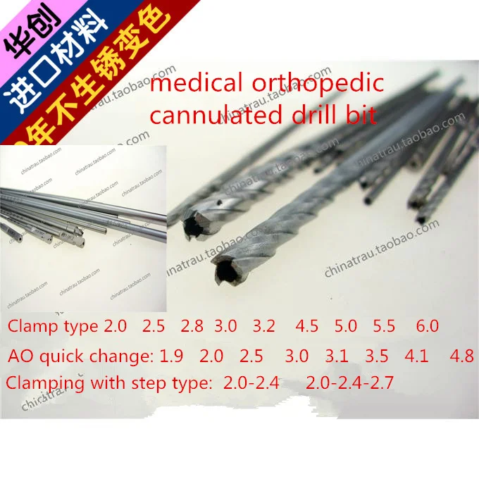 Synthes Drill Bit Chart