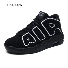 Fine Zero Men Spring Autumn lace up Casual Boots Male High Top hip hop shoes Man Air Super cool black gold Ankle Botas Boots