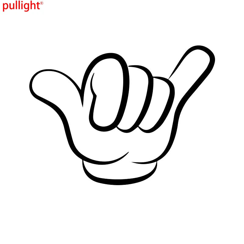 Hang Loose Shaka Hand car stickers Funny Shocker hand Vinyl Motorcycle Decals Car accessories | Автомобили и мотоциклы