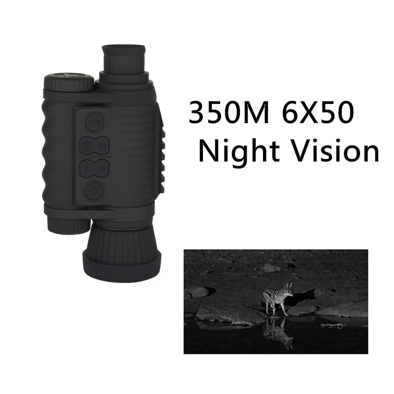 350 м Диапазон ручной HD 6X50 Инфракрасный цифровой прибор ночного видения