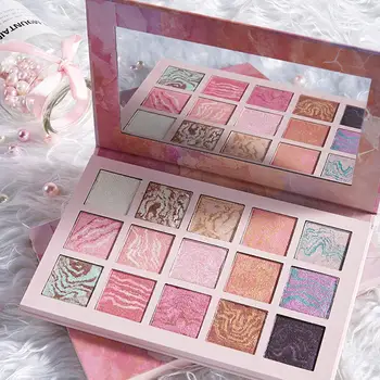

New Hot Eyeshadow Palette 15 Color Glitter Shimmer Eyeshadow Dazzlingly Beauty Makeup Korea Cosmetics Eye Shadow