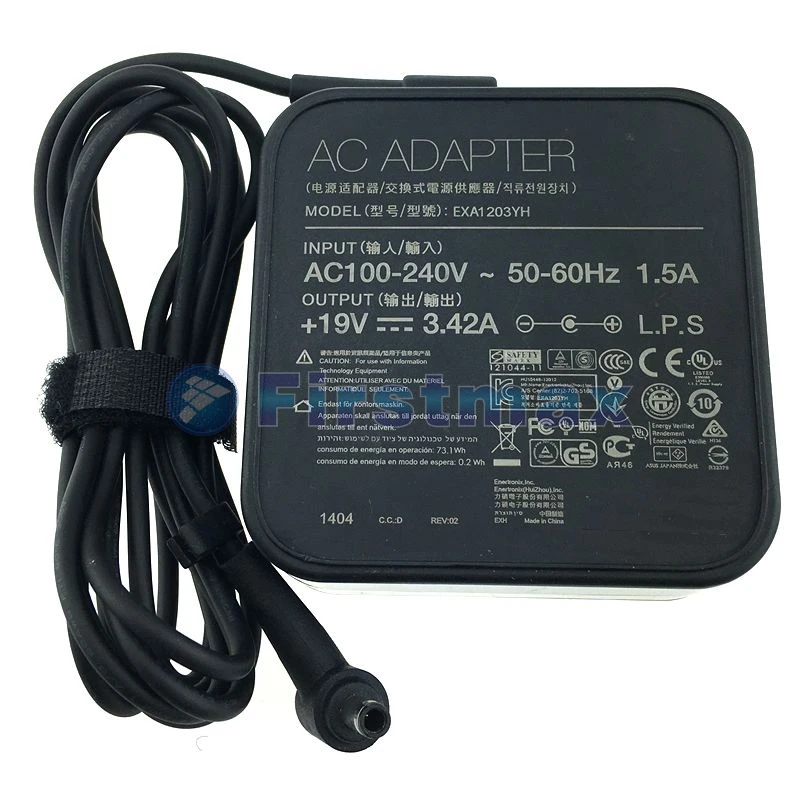 19 В 3.42A AC адаптер питания зарядное устройство для ноутбука ASUS P552SJ P553UA P553UJ PU403UA PU403UF