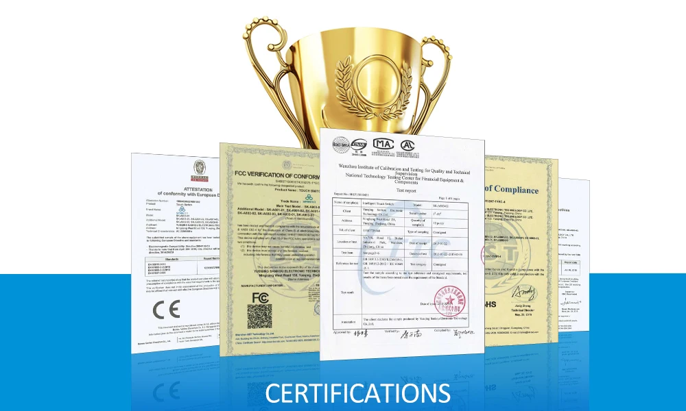 Touch Switch Certificate