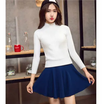 

Women Oversized Mini Sexy Short Safety Dance Skirt Female Girls High Waist Multicolor Blue Cute Pleated Office Skirts Elegant