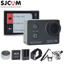 Original SJCAM SJ7 Star 4K 30fps 2.0″ Touch Screen Ambarella A12S75 Remote 30M Waterproof Sport Action Camera Many Accessories
