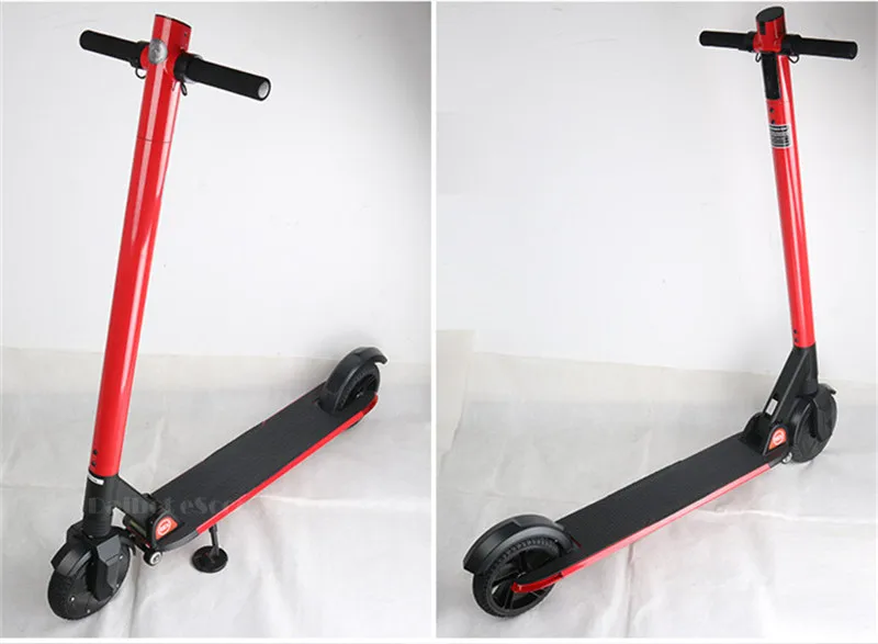 Top Daibot 8.5 Inch Electric Kick Scooters 2 Wheel Electric Scooter With Bluetooth/APP 250W 36V Red Adult Foldable Electric Scooter 15