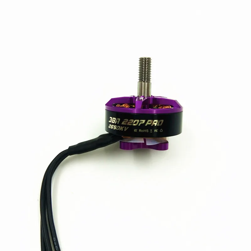 3BHOBBY Racing Brushless Motor 2207 Pro 1750KV 2150KV 2450KV 2650KV 7075 Aluminum Titanium Shaft for FPV 200-220 Frame-1 (12)