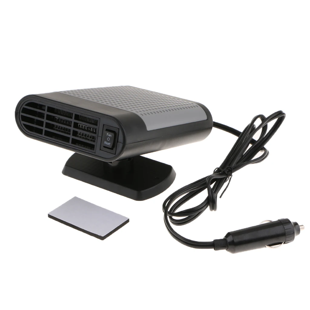 12V Portable Heating Cooling Heater Fan Car Auto Defroster Demister 150W Efficient Heat Dissipation Design