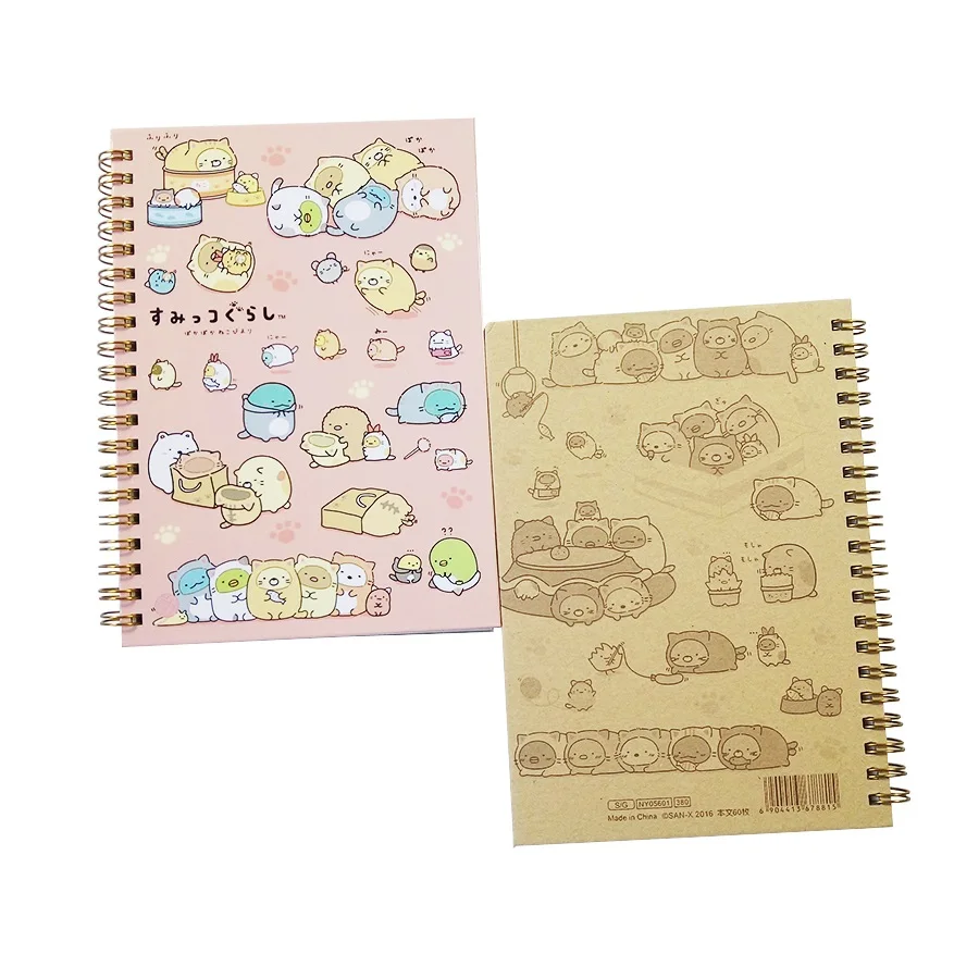 1 шт./лот, Kawaii Japan Rilakkuma& Sumikkogurashi, записная книжка для студентов, дневник, записная книжка, 180*125 мм