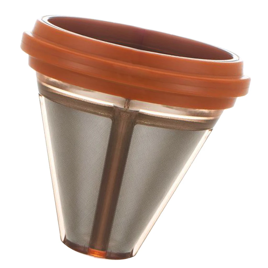 Reusable Capsules Pod Stainless Steel Coffee Filter Paper Nespresso Machine, for Dia 6.7-7.5cm Infuser, Brewing Basket