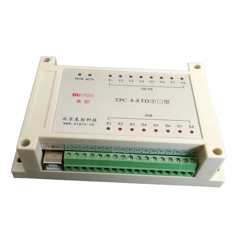 

Form Set TPC8-8TD Type Cylinder Electromagnetic Valve Stepper Servo Motor Automatic PLC Controller