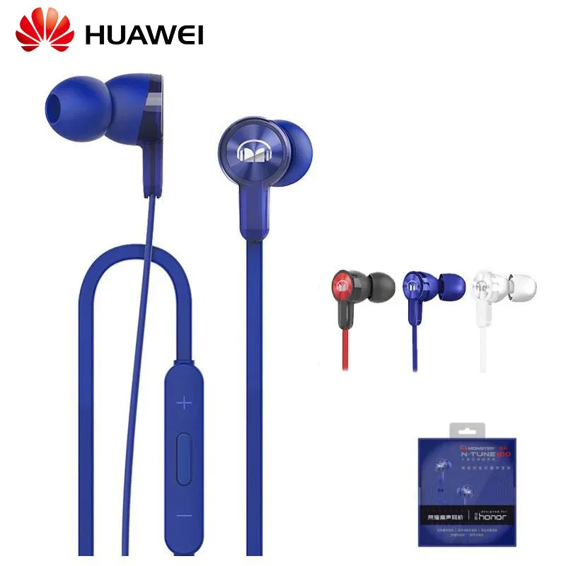 Huawei Honor AM15 наушники с микрофоном поршневые линии управления вакуумные для Xiaomi huawei