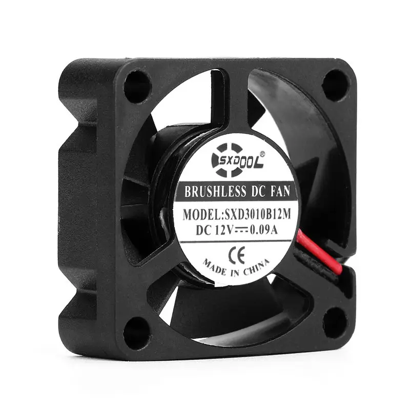 

DIY SXDOOL 3010 fan 30MM 30x30x10MM 12V 5V 2Pin DC Cooler Small Cooling Fan For 3D Pinter
