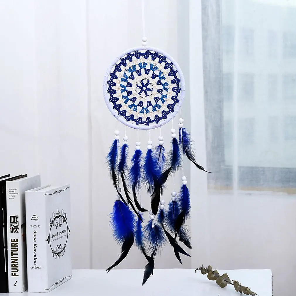 

Tassel Catching Monternet Large Red Dream Catcher Creative Feathers Home Pendant Car Decoration Wedding For Decor