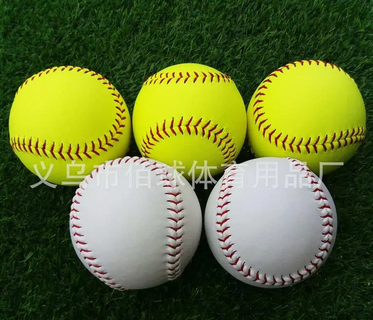 Wholesale 12" high quality PU Training Softball Exercise soft ballin