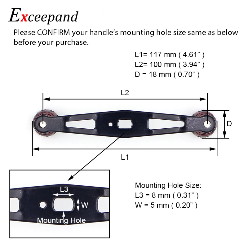 Exceepand الألومنيوم المقابض الطاقة الصيد بكرة مقبض ل أبو غارسيا دايوا الانظار Baitcasting بكرة القبضات Exceepand الألومنيوم المقابض الطاقة الصيد بكرة مقبض ل أبو غارسيا دايوا الانظار Baitcasting بكرة القبضات