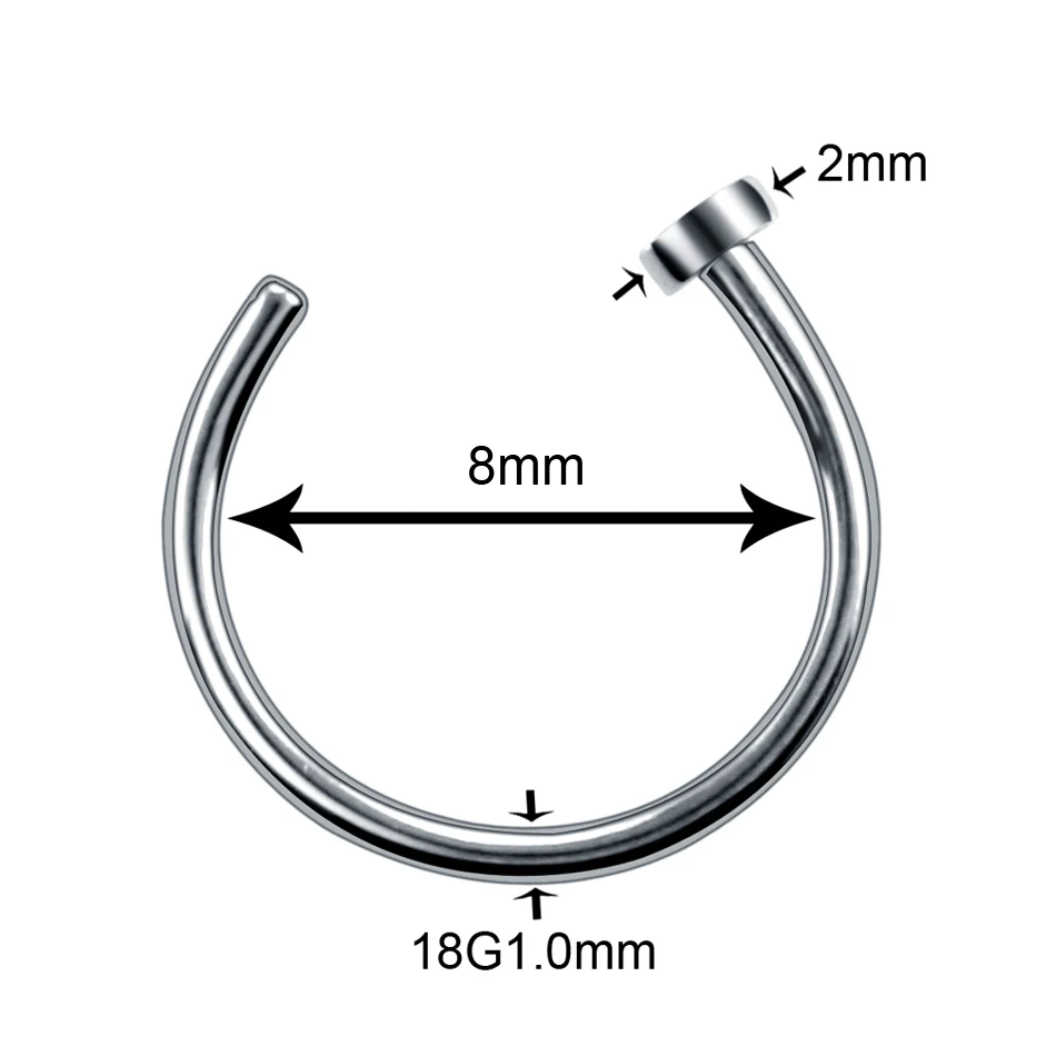 1 шт. титановый пирсинг для уха, пирсинг спиральной раковины, Daith кольцо, серьги-гвоздики, кольца для губ, промышленный пирсинг, пирсинг для языка - Окраска металла: Style 22