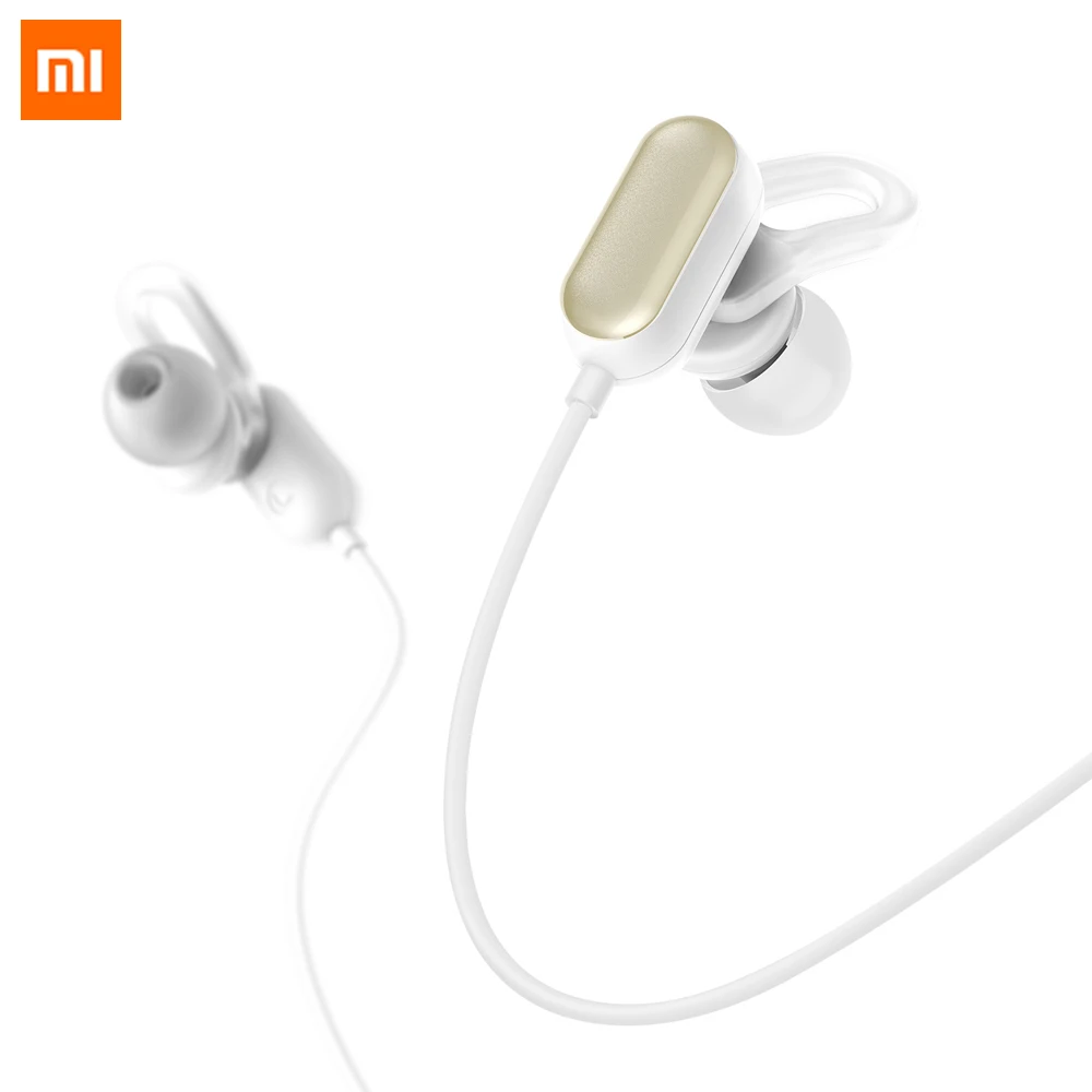 Оригинальная Спортивная bluetooth-гарнитура Xiaomi Mi Youth Edition, беспроводная bluetooth-гарнитура Xiaomi 4,1 с микрофоном, IPX4, водонепроницаемая, 5 вкладышей