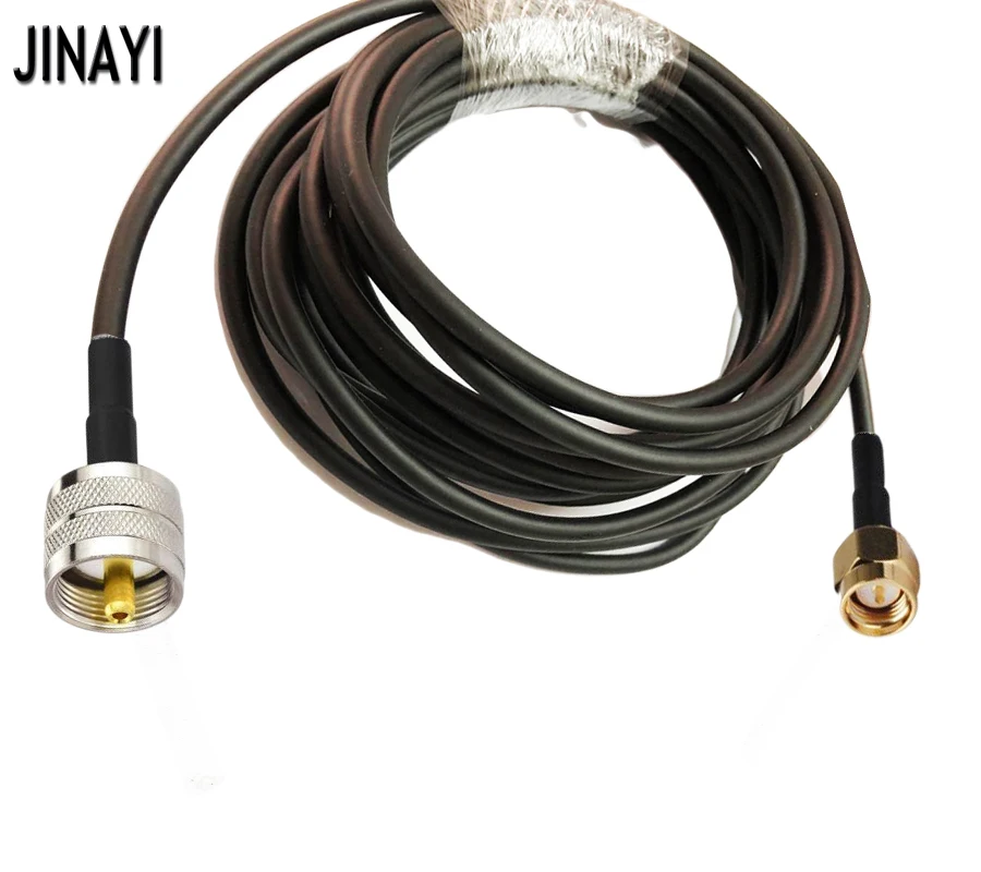 УВЧ PL259 штекер-SMA штекер RF коаксиальный Удлинительный кабель LMR195 50 Ом 1 м 3 5 10 15 20/30 |