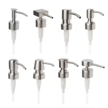 

1PC Stainless Steel Liquid Soap Dispenser Nozzle 12 OZ Hand Lotion Pump Fitting
