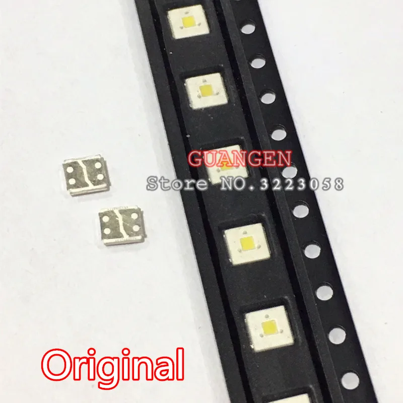 

ORIGINAL 100PCS LUMENS LED Backlight Flip-Chip LED 2.4W 3V 3535 Cool white 153LM For SAMSUNG LED LCD Backlight TV Application
