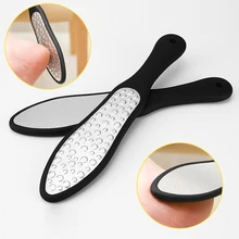 Экономичной дружественных двухсторонняя жесткий мертвого удаление натоптышей рашпили для ухода за ногами на Нержавеющая сталь ручка для педикюр, уход за ногами инструмент