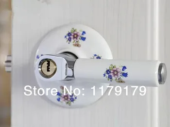 

Interior door lock ceramic and 304 stainless door lock , European countryside door lock , simple style gate lock05SSTZ