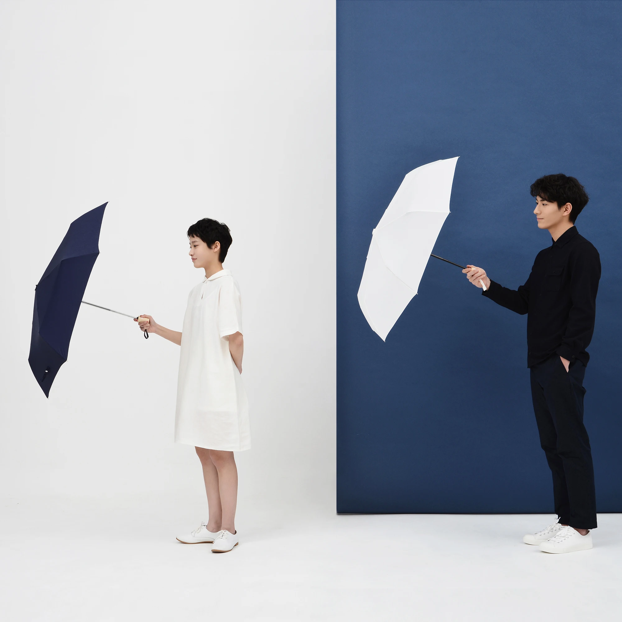 Tiohoh Канада клен автоматический зонт для мужчин и женщин ветрозащитный японский стиль три складные зонты дождь деревянная ручка Paraguas