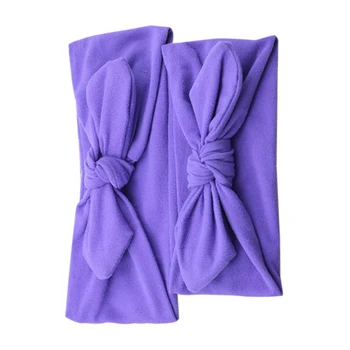 

2 Pcs/Pair Headwear Baby Girls Head Band Family Mom Kid Headbands Rabbit Ears Turban Hair Band Woman Kid Mother Hair Band