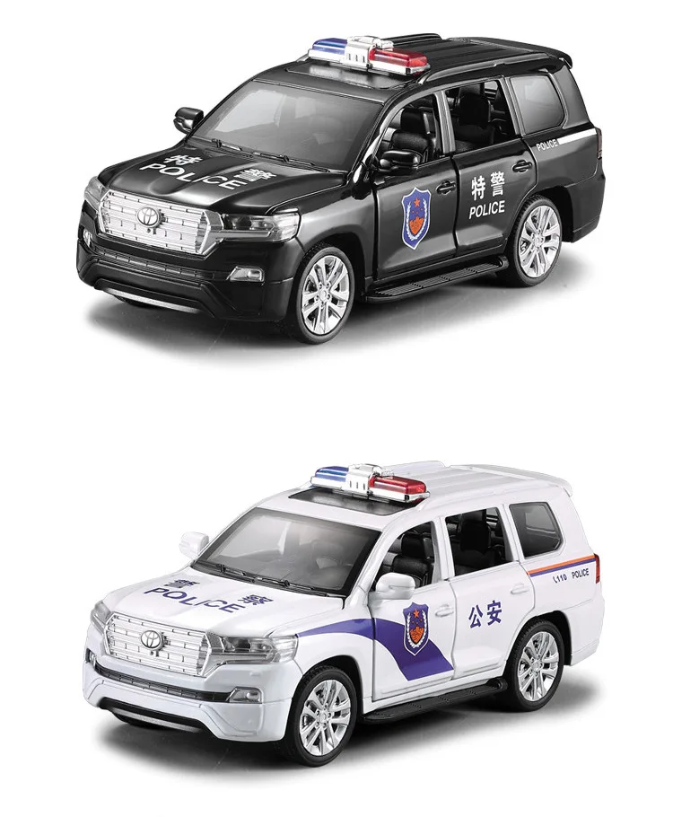 

1:32 high simulation six open door RAND cool Luze special SWAT police alloy car model children's toy car for gifts