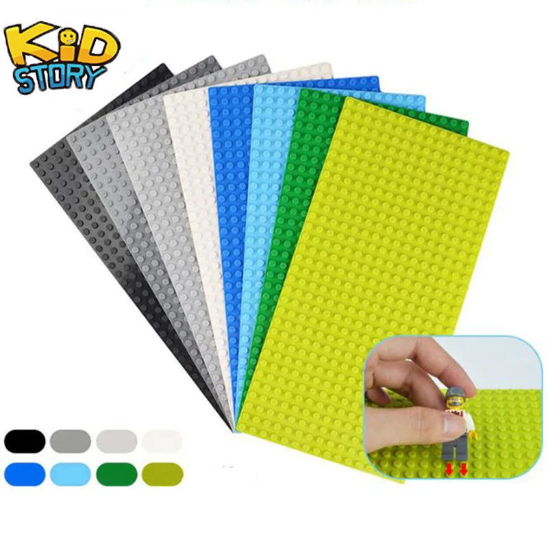 

4 Colors 32*32 Dots Base Plate for Small Bricks Baseplate Board Compatible DIY Building Blocks Toys For Children christmas gift