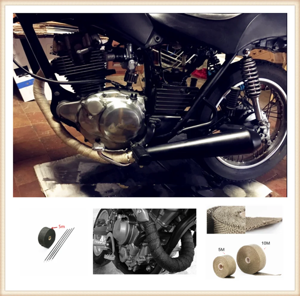 Motorcycle car parts exhaust pipe modification fire insulation cloth for Ducati 999 S R DIAVEL CARBON S4RS STREETFIGHTER S 848