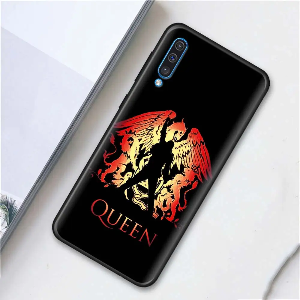Freddie Mercury Band Queen мягкие телефонные чехлы для Samsung Galaxy A10 A20 A30 A40 A50 A70 A6 A7 A8 Plus A9 M30 M20