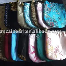 Китай сумка из шелка мешочек Ювелирные изделия подарок 100x100 мм