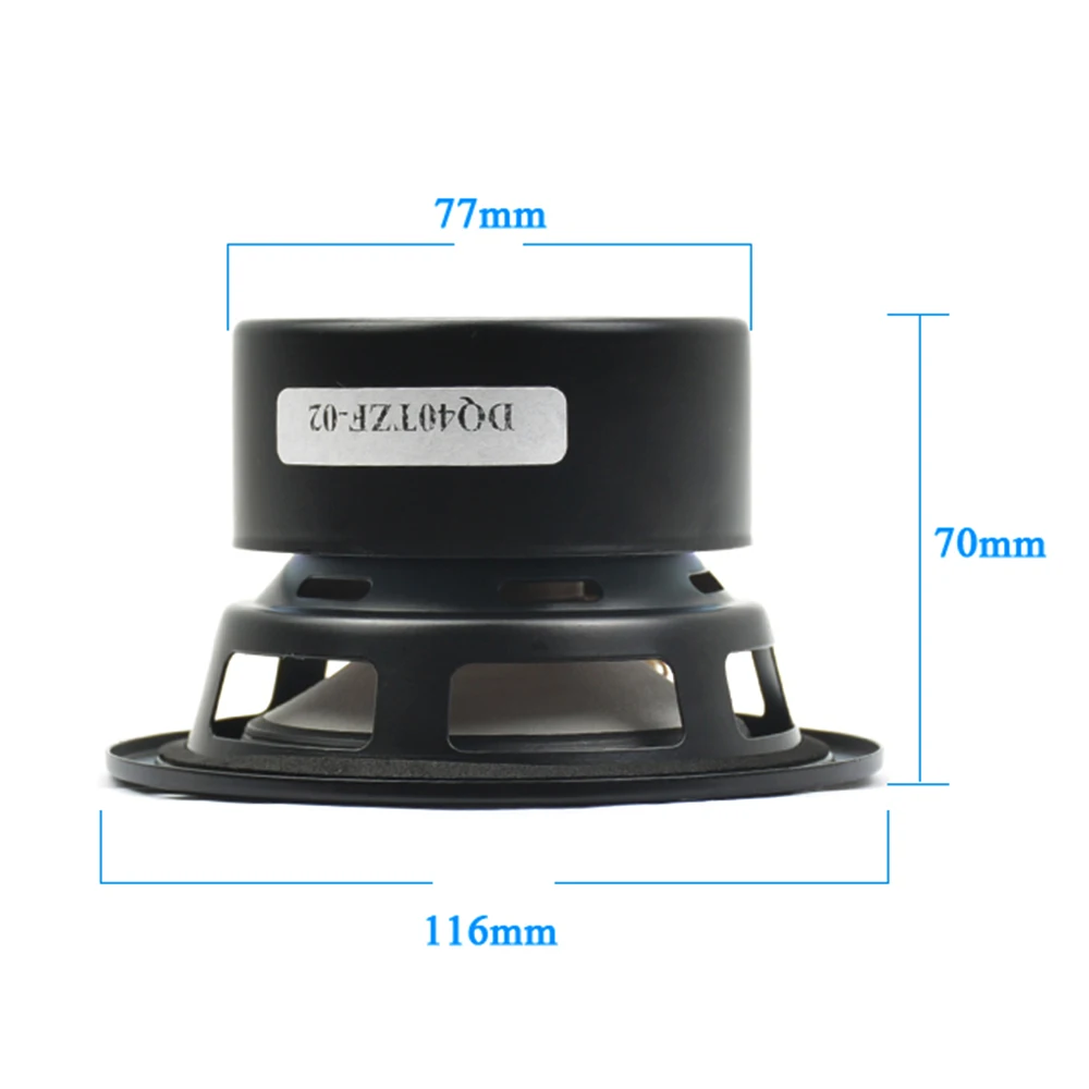 AIYIMA 1 шт. 4 дюйма Полнодиапазонный динамик 4 8 Ом 12 Вт громкий динамик Звук Музыка DIY динамик s для книжной полки домашнего кинотеатра