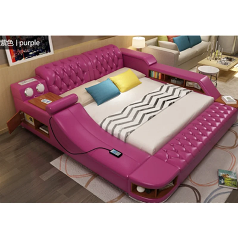 Современный массажный кровать, кожаная мебель для спальни