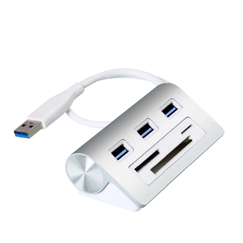 Usb концентратор с 3 портами и слотами для SD/Micro SD/CF/TF карт Новое поступление|powered usb