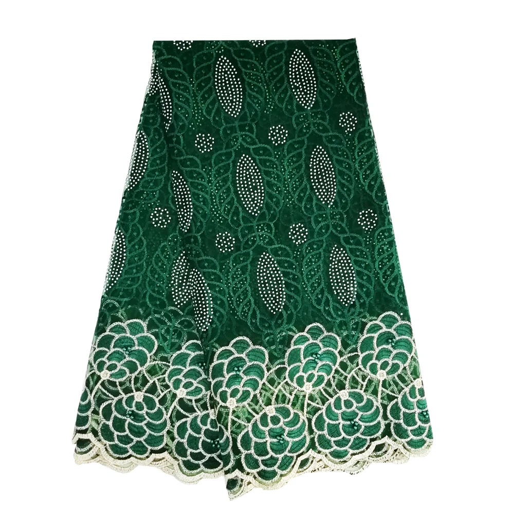 african-lace-fabric-green