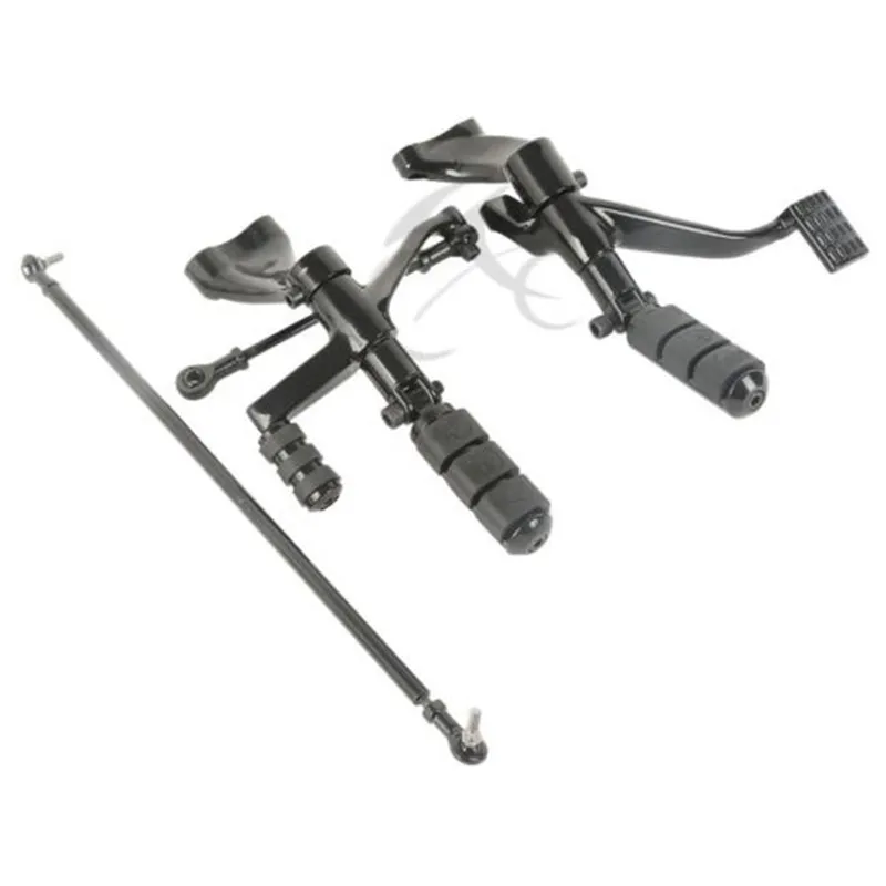 

Complete Forward Controls W/Pegs Linkage For Harley 04-13 Sportster 883 1200 10 Iron 2004-2013 2012 Chrome Black Motorcycle