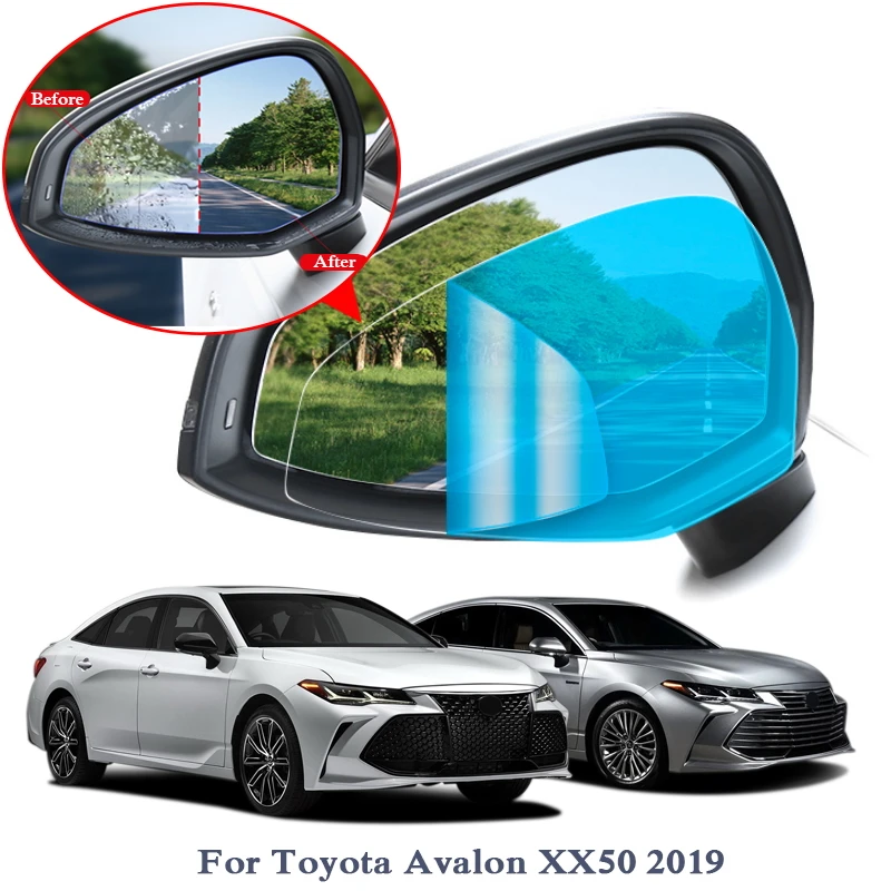 

Anti Fog Car Mirror Window Clear Film Car Rearview Mirror Protective Film For Toyota Avalon XX50 2019 Waterproof Car Sticker