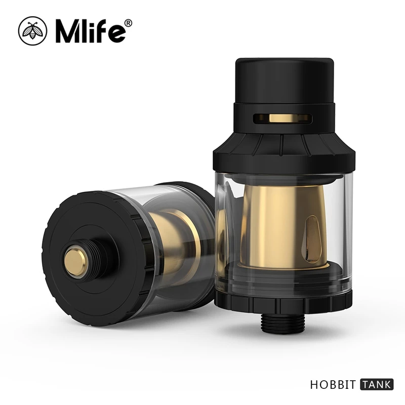 Оригинальный атомайзер Mlife Hobbit Tank электронная сигарета испаритель клиромайзер