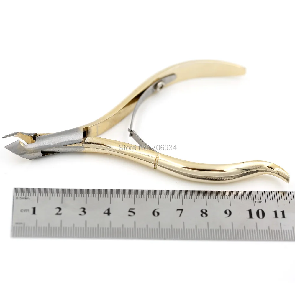 Pedicure Unha Nipper Garfo Duplo Handle Jateamento Encravada Manicure Unhastools Pro12 8 Tesouras da cutícula