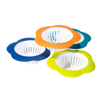 

1pc Bathroom Floor Drain Mesh Plastic Deodorant Sink Strainer Kitchen Bathroom Sink Fliter Drain Strainer Random Color