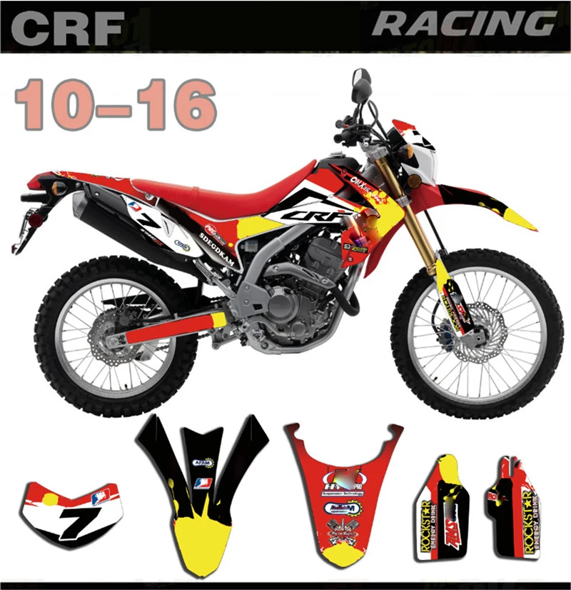 

For Honda CRF250L CRF 250 L 2010 2011 2012 2013 2014 2015 2016 Motorcycle Customized Full Stickes GRAPHICS & BACKGROUNDS DECAL